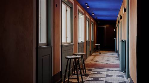 Hotel Danmark Hallway