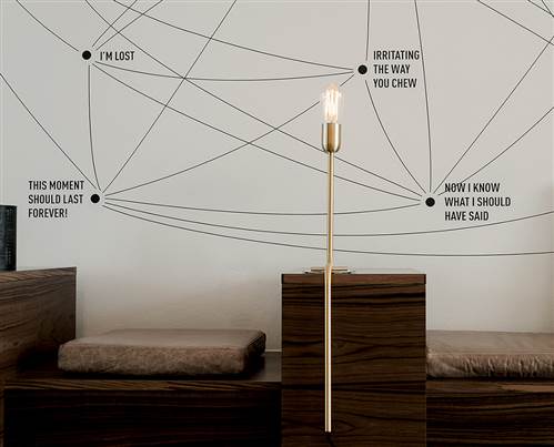 Hotel SP34 Social Space - Modern Lounge With Wall Art & Floor Lamp
